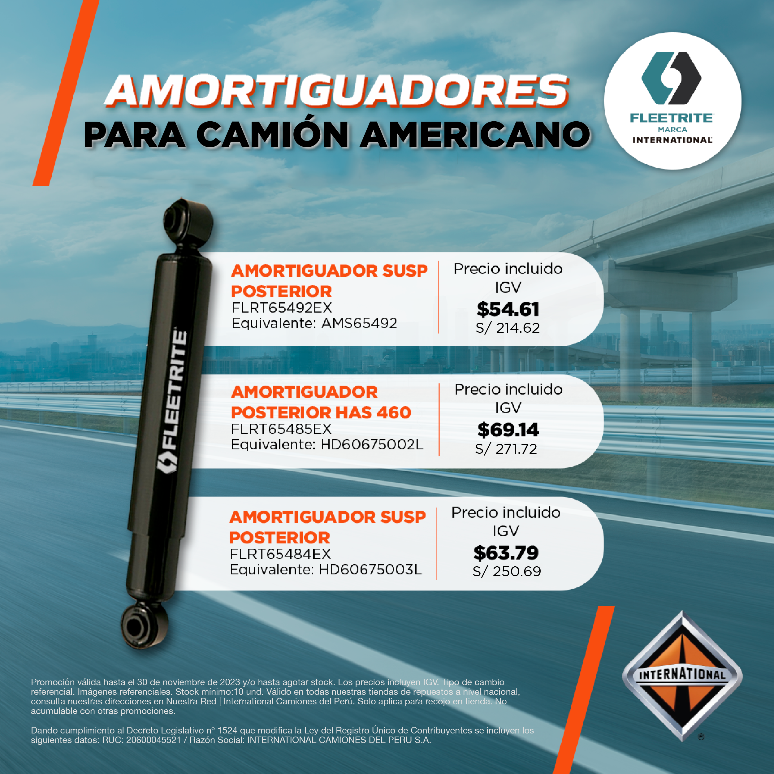 promo amortiguadores